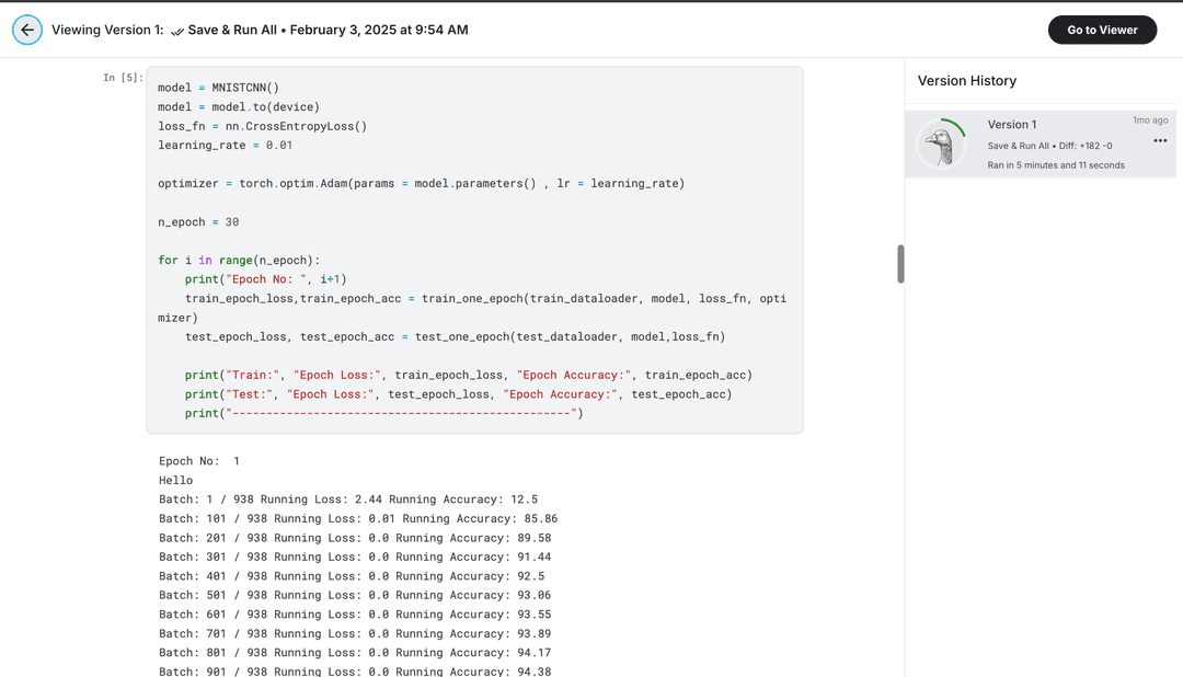 CNN MNIST Digit Recognition With Custom Dataset Class